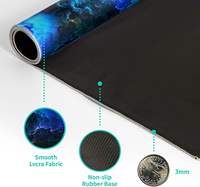 Tapis de bureau gaming personnalisé CS Tech Minimaliste Chauffant Base en caoutchouc antidérapante Bord cousu Motif personnalisé OEM Vente en gros En stock