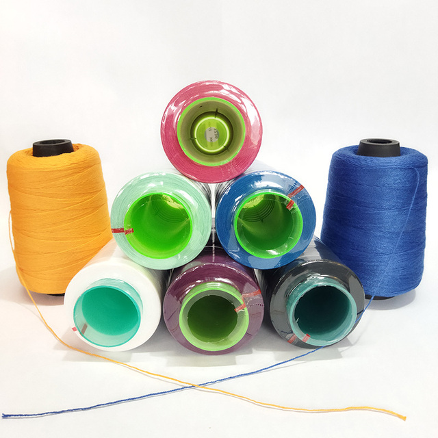 Dyed Spun Polyester 100% Multi-colors Custom Sewing Yarn Factory Wholesale Price Colorful Sewjng Threads