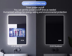 เครื่องโฆษณากระจกอัจฉริยะขนาด21.5นิ้วกระจกสำหรับออกกำลังกายในห้องน้ำกระจกมหัศจรรย์สำหรับทีวี - Product Image 6