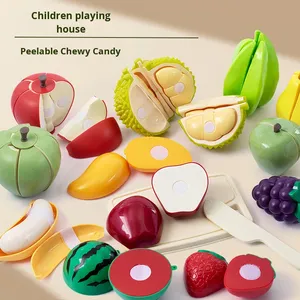 Juego de simulación para niños ecológico de alta calidad, juego de cocina, juguetes de comida, <span class=keywords><strong>juguete</strong></span> de corte para niños, <span class=keywords><strong>juguete</strong></span> divertido para cortar <span class=keywords><strong>frutas</strong></span> y verduras - Product Image 2