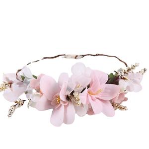 Couronne florale pour femmes et filles, Boho, Rose, couronne, bandeau Floral <span class=keywords><strong>de</strong></span> mariage, <span class=keywords><strong>Photo</strong></span> Pro - Product Image 5
