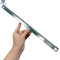 Lame de coupe à dents crantées pour machine d'emballage industrielle, couteau à dents de haute précision pour équipement d'emballage automatique de film