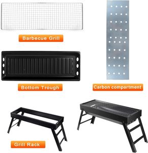 Parrilla Portátil Plegable y Desmontable de Estilo Tradicional para Exteriores y Hogar, Venta al por Mayor de Fábrica - Product Image 3