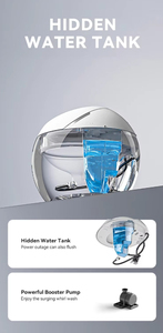 New Design Modern Floor Mounted Automatic One Piece Toilet Bathroom Shape Intelligent Smart Bowl XT-005 Smart <b>Egg</b> Sh - Product Image 5