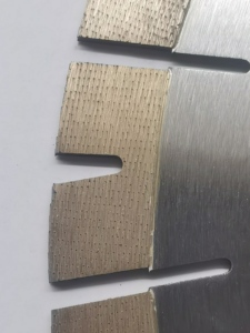 להב יהלום JDK בגודל 16 אינץ' עם סגמנט אריקס שקט לחיתוך קוורציט, קוורץ וגרניט - Product Image 2