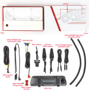 Caja de embalaje para cámara de salpicadero de coche (Dashcam) - Caja de calor para Dashcam - Product Image 2