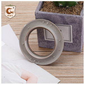 Uxcell plastik halka perde roma yüzük yumruk perde açılış delik DIY yumruk bıçak kafası basit perde Metal halkalar - Product Image 4