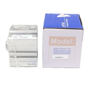 กระบอกลมนิวแมติก AirTAC รุ่นบางพิเศษ ACQ40X15 15B 15S 15SB แบบไดอะแฟรม พร้อมแกนแม่เหล็ก ตัวเรือนอะลูมิเนียม - Product Image 2
