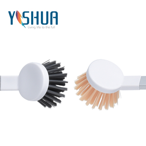 Cepillo para Ollas con Mango <span class=keywords><strong>de</strong></span> <span class=keywords><strong>Aluminio</strong></span> y Cerdas Antibacterianas para una Limpieza <span class=keywords><strong>de</strong></span> Cocina Duradera y Eficaz, y Eliminación <span class=keywords><strong>de</strong></span> Manchas - Product Image 5