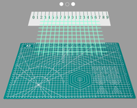 A2 A3 A4 A5 Tapis de coupe multifonctionnel réutilisable double face épaissi