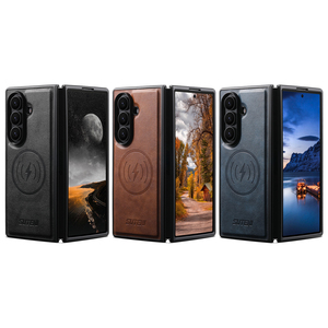 Funda Protectora para Teléfono con Carga Inalámbrica Magnética de Cuero Sintético con Sensación Esmerilada SUTENI para <span class=keywords><strong>Samsung</strong></span> <span class=keywords><strong>Galaxy</strong></span> Z Fold 7 6 - Product Image 6