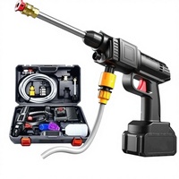 Pistolet à eau haute pression sans fil 9999W, lave-auto à batterie lithium, machine de nettoyage multifonctionnelle portable pour la maison, outil 10m