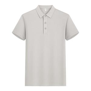 Polo pour homme, couleur unie, polyester, évacuation de l'humidité, manches courtes, vêtements de travail, usage quotidien - Product Image 4