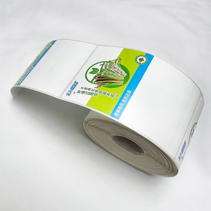 Custom Self-Adhesive Vinyl Label <b>Sticker</b> Rolls Full Color Printed <b>Logo</b> Waterproof Labels for Bottles Packages - Product Image 1