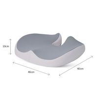 Coussin de siège orthopédique en mousse à mémoire de forme - Soutien ergonomique pour chaise de bureau, fauteuil roulant et siège de voiture