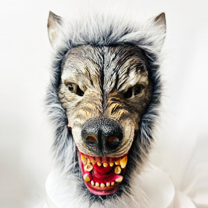 Nouveau Masque de <span class=keywords><strong>Loup</strong></span>-<span class=keywords><strong>garou</strong></span> Effrayant, Accessoires de Déguisement, Tête et Griffes de <span class=keywords><strong>Loup</strong></span> Réalistes, Costume Fantaisie pour Halloween, Masque d'Horreur - Product Image 3