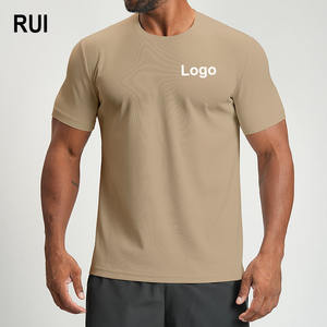 RUIQUWIN T-shirt de sport léger et respirant à manches courtes pour homme, idéal pour la gym, l'entraînement, la course et les activités de plein air – Collection Printemps-Été - Product Image 1
