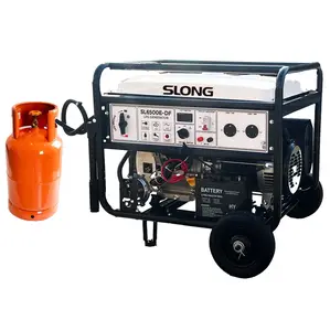 Generatore portatile portatile del gas naturale di marca 5-6-7-8 kW di E.SLONG per la casa