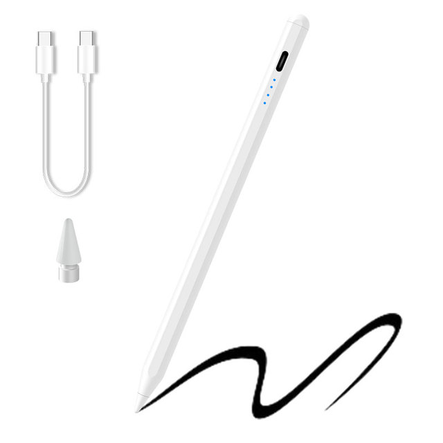 Smart Magnetic Stylus Pen Pad Pencil With Palm Rejection Tilt Angle Sensing & Replaceable Nib Stylus for Tablets 10/9/8/7/6