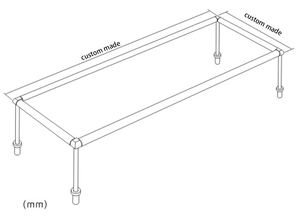 Ganty — <span class=keywords><strong>vitrine</strong></span> carré à Rotation, nouveauté, noir, argent, or, type objectif, éclairage <span class=keywords><strong>LED</strong></span>, barre transversale - Product Image 4