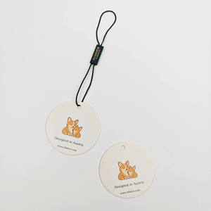 Custom Size Round Embossed Hang <b>Tags</b> with Printed Logo Eco-Friendly Recycled Thick Paper Material Garments Hats Shoes <b>Bags</b> - Product Image 4