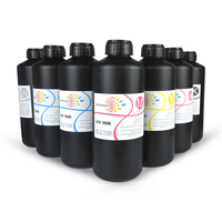 Tinta UV LED Smooth Flow yang Dapat Dikeringkan dengan Sinar UV, Printhead DX5, Tinta UV untuk Printer Flatbed Apex UV6090 UV6090P