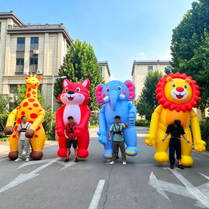 Disfraz de León Gigante Inflable para Caminar, Animal de la Selva, Publicidad Personalizada, Resistente al Agua, Resistente al Sol, Duradero para Exteriores - Product Image 5
