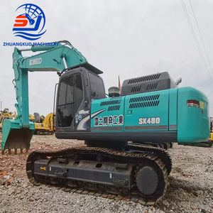 Mejor Precio, Excavadora Usada Original Kobelco SK480, Marca Japonesa, Maquinaria Pesada de 48 Toneladas, Excavadora Kobelco SK480 en Venta - Product Image 1