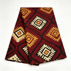 Tessuti 100% Cotone Organico Batik Africano Olandese Super Hollandais per Cucire Abiti e Borse - Product Image 4