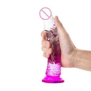 2023 coloré TPE 8 pouces doux gode réaliste avec ventouse puissante G Spot stimulateur femmes Masturbation adulte Sex Toy - Product Image 2