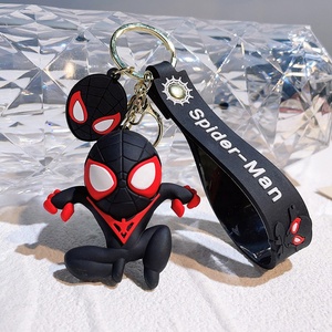 Kids SuperHero Power Avengers Toy Spider Man <strong>Ring</strong> Key Chain 3D Cartoon Deadpools <strong>Spiderman</strong> Marveled Avenger Hero Keychain <strong>Ring</strong> - Product Image 5