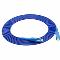 Câble de brassage à fibres optiques blindé en acier Blue Jacket SC APC 3M, câble de brassage FTTH pour intérieur