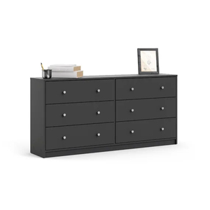 <span class=keywords><strong>Commode</strong></span> en bois au design élégant et <span class=keywords><strong>noir</strong></span>, style <span class=keywords><strong>scandinave</strong></span>, grand espace de rangement, 6 tiroirs, <span class=keywords><strong>commode</strong></span> pour chambre à coucher - Product Image 3