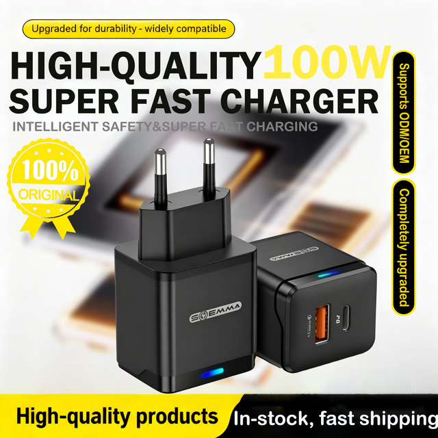 Factory Direct 100W Mobile Charger Adapter Super Fast Charger for Samsung,Oppo,OnePlus