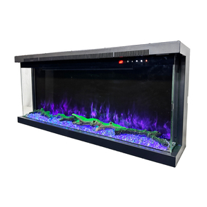 <span class=keywords><strong>Caminetto</strong></span> elettrico a LED da 40 pollici per riscaldamento a parete con TV, materiale metallico per installazione integrato per alberghi - Product Image 4