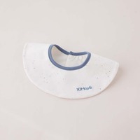 New Year Baby Bib for Ages 0-3 100% Cotton Cartoon Pattern Red Embroidery Unisex