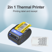 Imprimante thermique portable sans fil mini 58 mm OEM en gros pour reçus et étiquettes 2-en-1 ESC POS TSPL IP54 SDK MHT-P58F