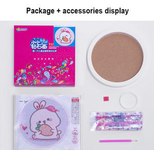 Hecho a mano diy juguetes educativos regalo taladro completo de los nuevos niños pintura al óleo con marco - Product Image 2