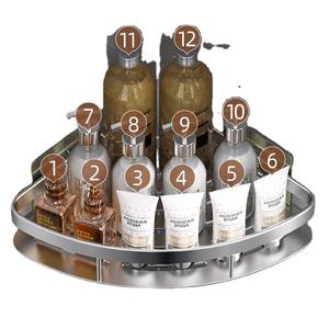 ชั้นวางมุมติดผนังคุณภาพสูงสำหรับห้องครัวและห้องน้ำ วัสดุอะลูมิเนียมรูปสามเหลี่ยม ขายส่งราคาพิเศษ - Product Image 6