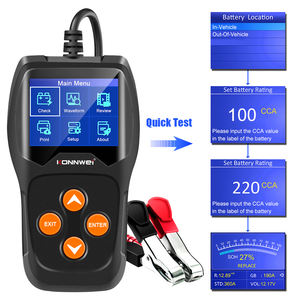 Konnwei KW600 12V Autobatterie tester mit Kfz-Kurbel-und Ladesystem 100-2000 CCA - Product Image 6