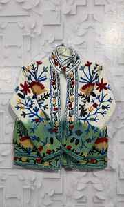 Chaqueta suzani tie dye tnt, chaqueta larga suzani para mujer, estilo bohemio, gitano, crewel, ideal para primavera, festivales, regalo especial. - Product Image 2