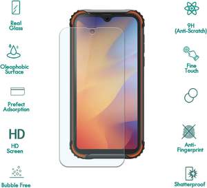 Protecteur d'écran en verre trempé 9H pour Blackview BV9300 N6000 Oscal C80 <span class=keywords><strong>BV</strong></span> 5100 9900 5900 6600 4900 5500 9200 6200 PRO - Product Image 2