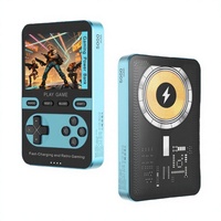 Console de jeu portable rétro 15W avec charge rapide magnétique sans fil PD, batterie externe haute capacité Type-C On-the-Go