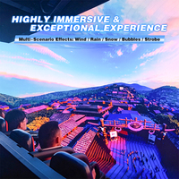 Cine Profesional de Realidad Virtual con Efectos Especiales Visuales, Auditivos y Táctiles, Simulador Inmersivo 5D 7D 9D para Centros Comerciales