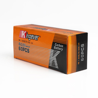 Batería Desechable de Zinc-Carbón AA Amarilla Kingever de 1.5V, R6 UM-3, Celda Seca para Cámara, Control Remoto de Videojuegos, en Stock