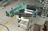 Table d'accumulation rotative Focus Machinery/Machines à désembrouiller les bouteilles/Table de collecte de bouteilles rotatives tournantes pour canettes