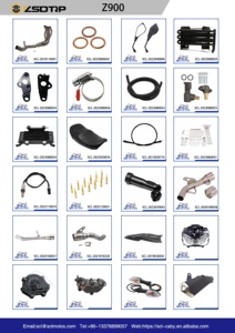 Xe Máy sportbike bên gương phù hợp cho Z900 Z800 Z650 vt750 vfr800 M10 màu đen phía sau xem gương cho Nin.ja300 versys650 - Product Image 3