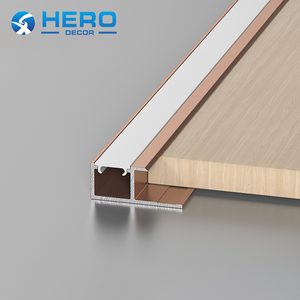 Profilo in Alluminio per Pannelli LED a Parete per Impiallacciatura in Legno Hero Metal Forma Quadrata Decorazione Striscia Luminosa Sottile Bordo Piastrelle - Product Image 3