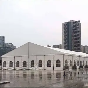 アルミ合金屋外高品質大型PVCマーキー中国メーカーフレームテント大型産業倉庫テント販売