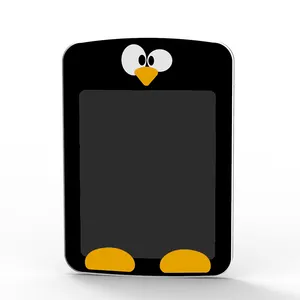 6.5 inch Cartoon Penguin Lcd writing tablet kid's menu Children Kitchen Toy Drawing board